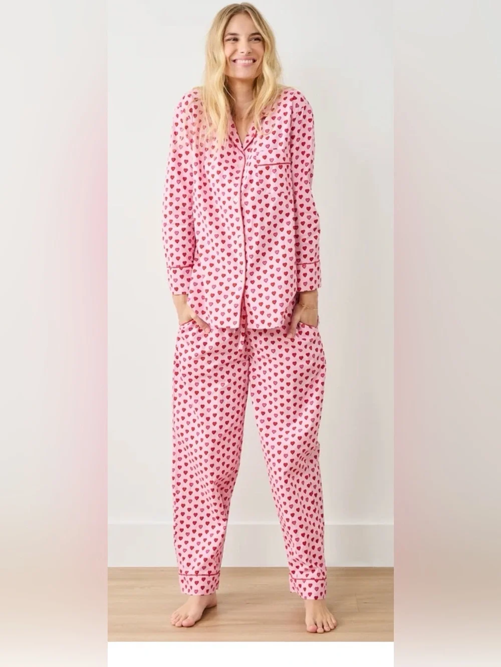 Printfresh Pajama Set - “ Mini Candy Hearts in XL Tall